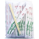100 paire de baguette bambou blanc 23cm