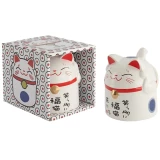 mug kawaii maneki neko bleu 350ml