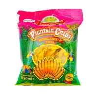 chips de bannane plantin extra doux 85gr tropical gourmet