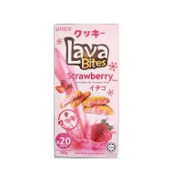 20 sachets cookies fraise 200gr lava bites