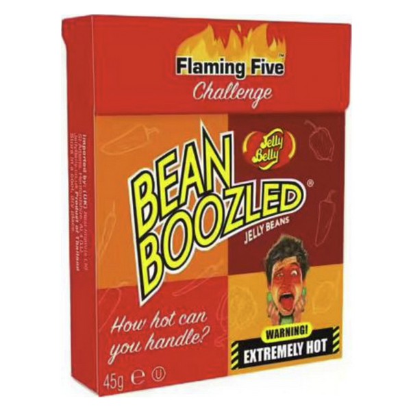 bonbons jelly belly bean boozled flamin' five challenge 45gr