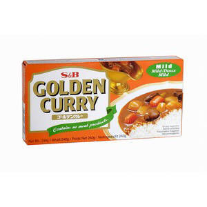 curry japonais moyen doux 92gr