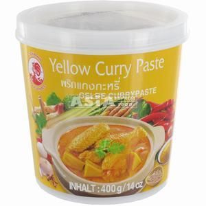 pate de curry jaune 400gr cock