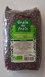 haricots azuki bio grains de frais 500g