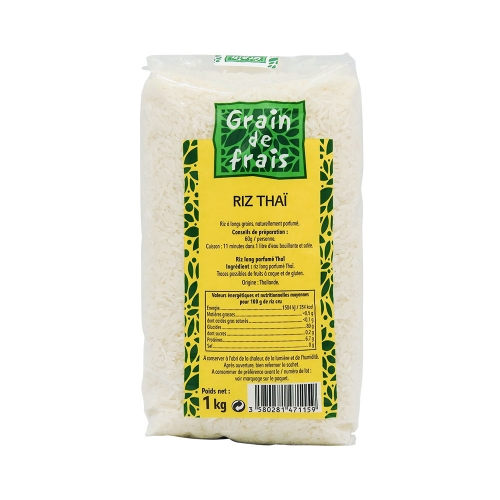 riz thai parfumé 1kg grain de frais