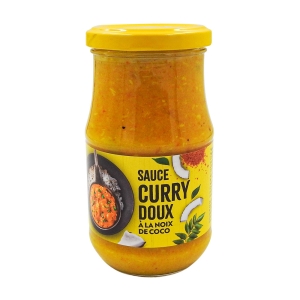 sauce toute prete de curry jaune et noix de coco 350gr savino