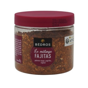 mélange fajitas 80gr bedros