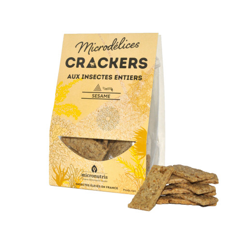 crackers happy thyme ténébrion - insectes comestibles