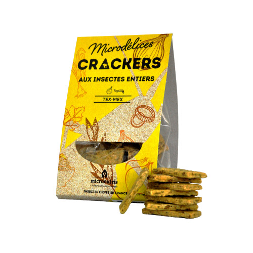 crackers tex mex ténébrion - insectes comestibles