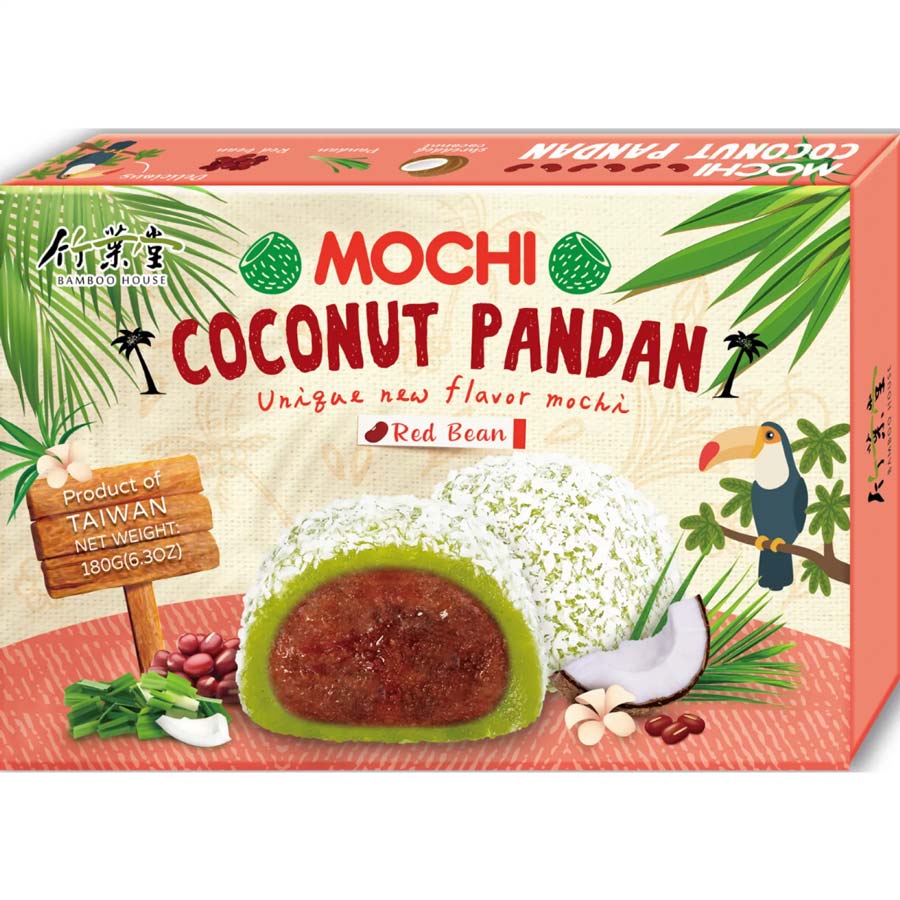 mochis coco pandan haricot rouge 180gr bh