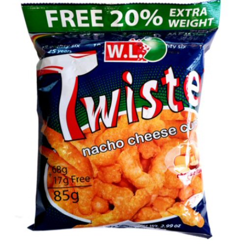 twisters nocho aux fromages 85gr