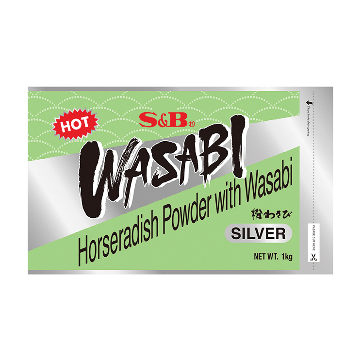 wasabi powder silver 1kg s&b