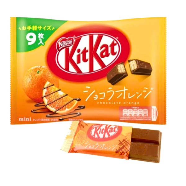 mini kitkat chocolat orange 116gr