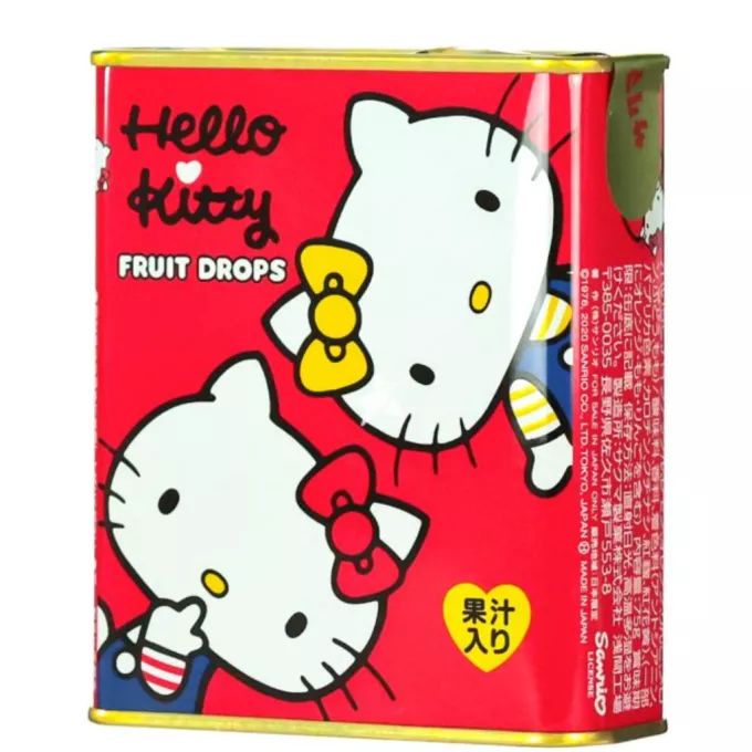 boite collection bonbon aux fruits hello kitty 75gr