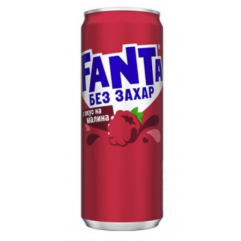 fanta framboise sans sucre 330ml