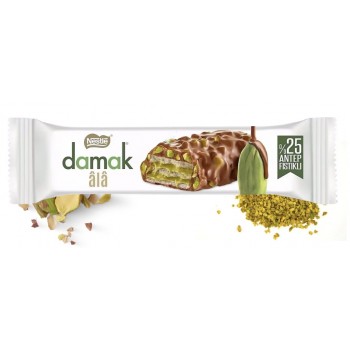 barre chocolat pistache damak ala 30 gr nestlé