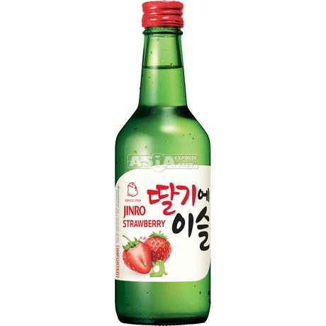 soju coreen  saveur de fraise 13%jinro 350ml