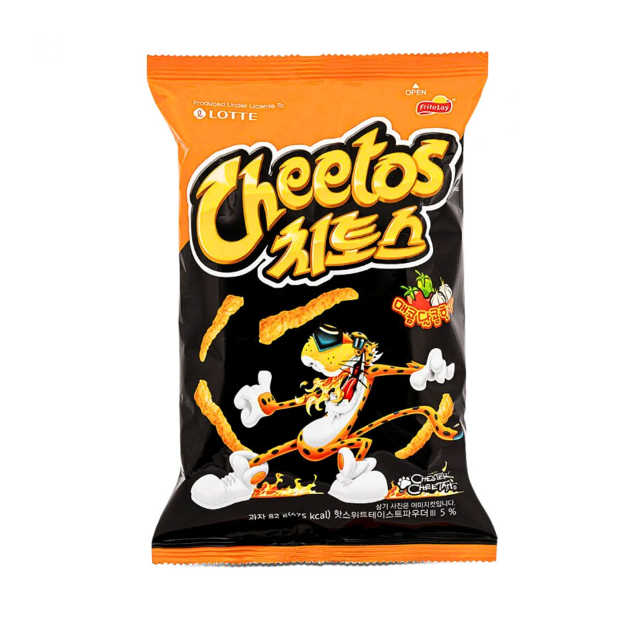 cheetos saveur sucrée et épicée 82gr cheetos 