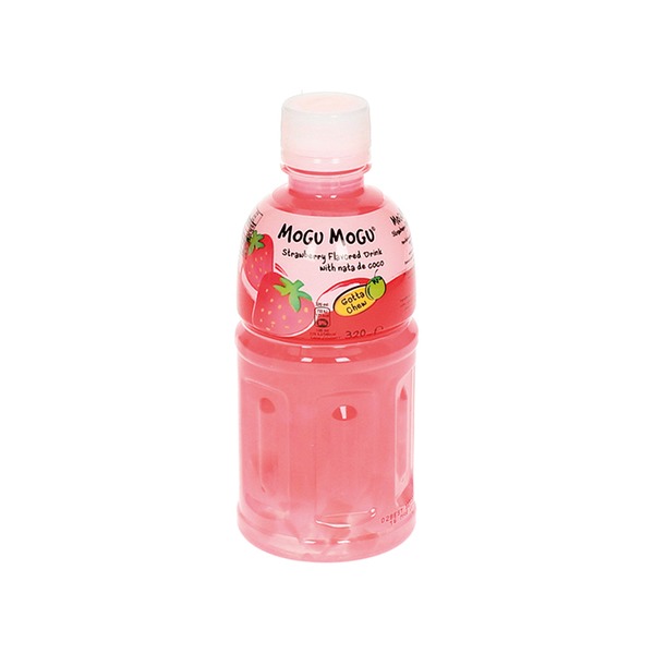 boisson à la fraise avec nata de coco 320 ml mogu mogu
