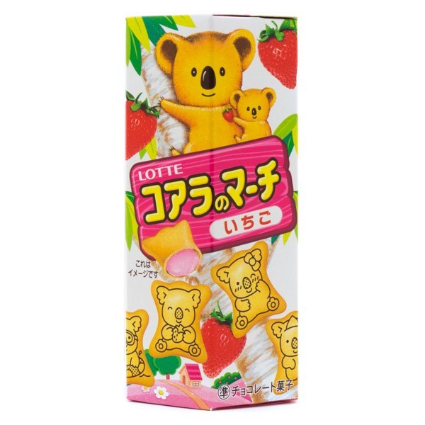biscuit koala no march fraise 37 gr lotte