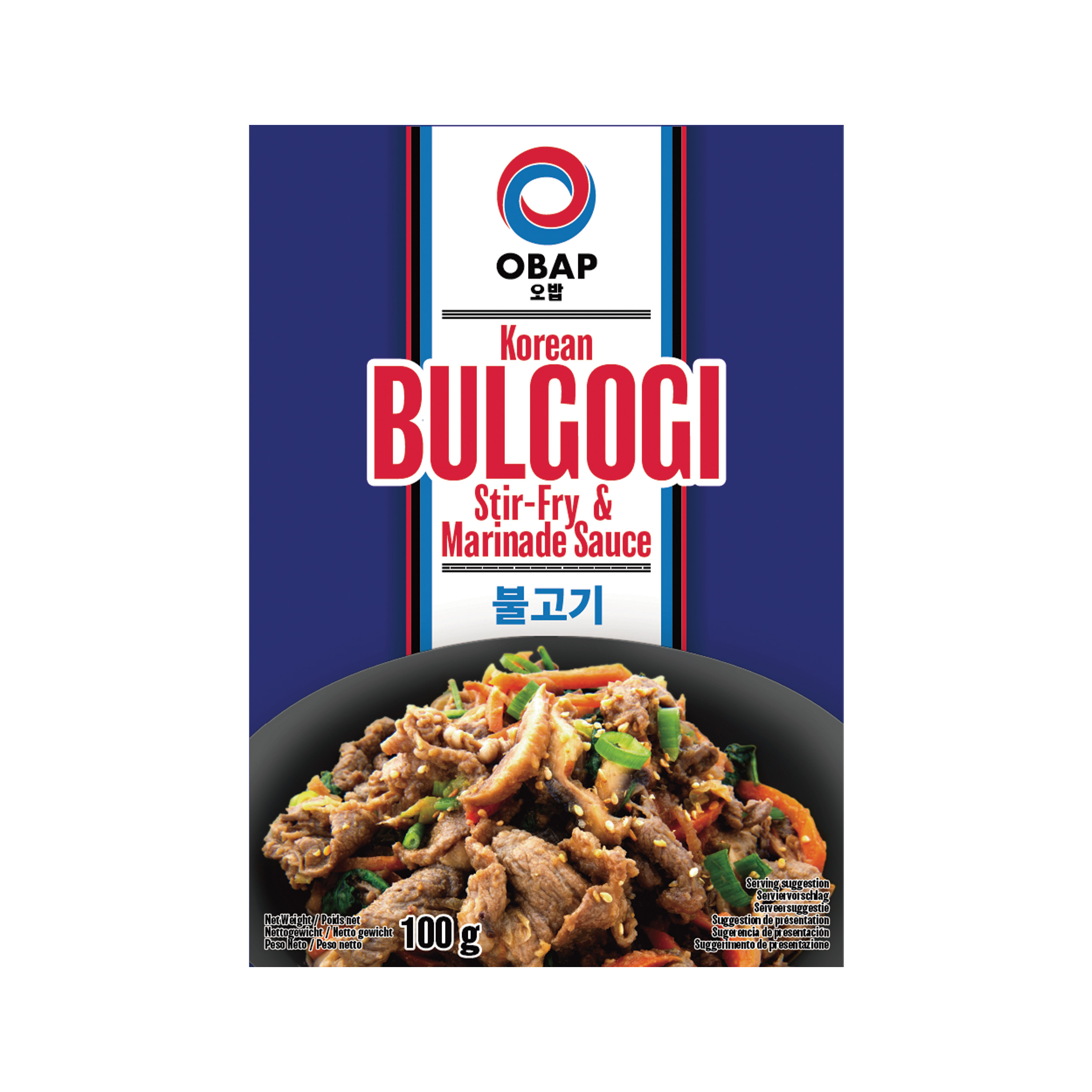 sauce marinade bulgogi coréen 100gr obap